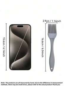 1 pieza/3 piezas Brocha de silicona para untar, brocha para aceite, brocha para parrilla de barbacoa, brocha para salsas, para barbacoa, parrilla, pasteles, cocina, hornear