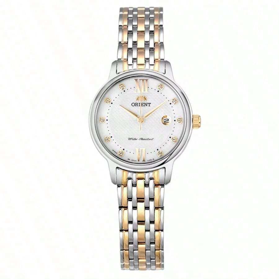 Orient 东方女士石英表 SSZ45002W0 白色表盘，不锈钢材质，商务优雅，适合日常佩戴 - 白色 - 查看 1