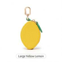 Fruit Coin Purse Cute Leather Pendant Style Keychain Earphone Bag AirTag Cover Finder GPS Tracker Case Mini Storage Bag - Multicolor - View 14