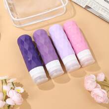 GGGold 4 Pack SiliconeTravel Bottles For Toiletries, Tsa Approved 3oz Portable Travel Bottles, Leak Proof Squeezable Travel Size Containers, Travel Accessories For Shampoo Conditioner Lotion,Travel Essential,Travel Containers[4pcs] - Nhiều màu - Xem 8