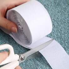 2m Long Hook And Loop Tape, Reusable Hook And Loop Fastener For Shoes And Clothes - White - View 10