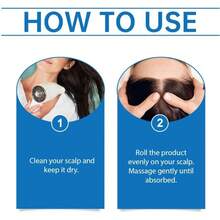 Scalp Thickening Essence, Suitable For Both Men And Women, Promotes Regeneration | Contains Salicylic Acid, Mint, And Phyto-Caffeine For Scalp Care | Non-Greasy, Lightweight, Enhances And Thickens Hair Essence. - Xanh và trắng - Xem 7