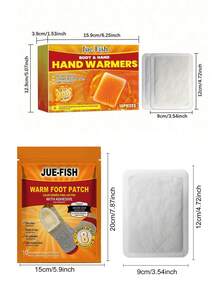 10片/20片装暖手宝、暖腰宝、暖肩宝、暖脚宝、暖腹宝、自发热暖手宝、保暖贴片、冬季防寒保暖贴、圣诞礼物、暖手宝、男士礼物、圣诞袜填充物、可充电保温暖手宝、闺蜜节礼物、小狗礼物、嘉年华礼物
