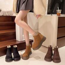 Women Snow Boots - Nhung đen - Xem 3