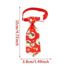 Adjustable Christmas Pet Bow Tie, Santa Claus, Christmas Tree, Snowman Designs, Suitable For Small Dogs And Cats, Pet Accessories For Christmas Eve Party Decoration
