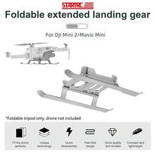 STARTRC STARTRC Foldable Landing Gear Extender Leg Heighten Bracket Accessories Compatible With DJI Mini 4K/2SE/2, Drone Not Included
