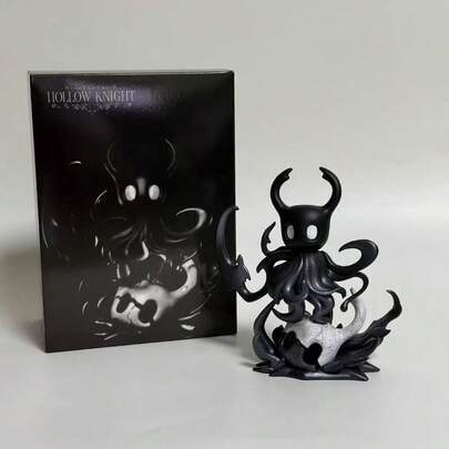 13cm/5.11inch Handmade Hollow Knight Game Statue Decoration Toy, Suitable For Room Desktop Decor And Game Figure Collection