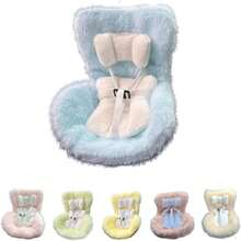 Car Seat For Labubu Doll With Air Vent Clip,Cute,Functional Ty Seat For 3.94-6.69" (10-17cm) Dolls,Furry Cushion Car Ornament Display Accessory For Doll Fans And Collectors (Blue),19390010