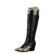 WEIDE Women Knee-High Boots - Black - View 5
