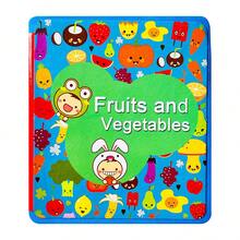 Conjunto de Atividade Cognitiva EVA, Inclui Letras de A a Z e Números, Padrão de Vegetais para Expandir o Vocabulário, Materiais de Aprendizagem, Adequado como Presente de Páscoa ou Dia das Mães - Multicolorido - Visão 12