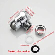 四件套不锈钢马桶喷枪套装 - 壁挂式马桶喷枪套件，带淋浴喷头和软管，浴室用品，浴室工具