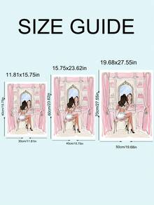 1pc Pink Charm Fashion Makeup Wall Art, Elegant Vintage Girl Style Ribbon Bow Quote Canvas Poster, Retro Cute Penguin Canvas Poster, Surreal Bathroom Animal Wall Art, Funny Penguin Fishing In Bathtub Poster, Suitable For Bedroom, Living Room, Wall Decor, Home Decor, Canvas Wall Art, Poster, Framed Wall Art, Frame Optional