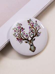 A And Personalized Printed Brooch, Fashionable Women's Jewelry, Hanging On Clothes, Bags, Etc