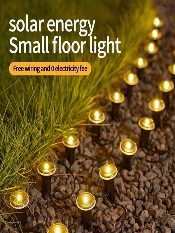 1 قطعة إضاءة حديقة خارجية تعمل بالطاقة الشمسية، مصباح ديكوري لممرات الحديقة في موسم ، 15/30 مصباح ليد، إضاءة بلون أبيض دافئ وأبيض بارد، مناسبة للإضاءة التجارية في مواقف السيارات والممرات والساحات والحدائق