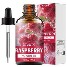 NIVAVIN 30ml/60ml/100ml Raspberry Essential Oil, Suitable For Face Hydration & Moisturizing, Hair, Skin, Body Care, Fragrance Making, Aromatherapy/Massage/Care, Long-Lasting Scent, Ideal Gift For Halloween/Christmas - Raspberry Aromatherapy Essential Oil - View 9