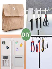 Nam châm hình chữ nhật 100x10x3mm - Có nhiều kích cỡ, phù hợp cho lắp đặt công nghiệp, sắp xếp nhà cửa, quản lý văn phòng, treo biển hiệu và cố định bề mặt kim loại. Thiết kế phẳng dài giúp tăng diện tích bám dính, tăng cường độ ổn định và khả năng chịu lực. Từ tính, độ bám dính chắc chắn và có thể tái sử dụng. - Bạc - Xem 10