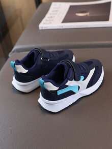 1 双儿童运动鞋，新款春秋男童/女童跑步鞋，透气网眼软底休闲运动鞋 - 藍色 - 查看 6