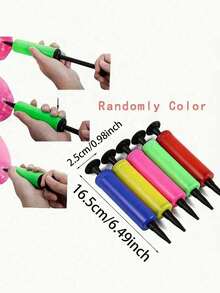 5pcs/3/1 Portable Air Pump Hand-Held Inflator Balloon Pump Hand Held Inflator Air Pump Balloon Inflator Hand Operated Push Air Pump, Suitable For Balloons, Travel Pillows, Sports Balls, Birthday Parties, Celebrations, Holidays, Weddings, Balloons, Christmas Decorations (Random Color),Christmas Mother's Day Graduation