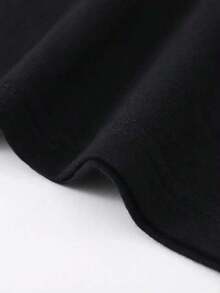 GRDR T-shirt estiva da uomo con stampa graffiti a maniche corte, alla moda, adatta per l'estate - nero - Visualizzare 7