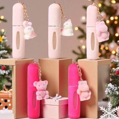 Plush Keychain Travel Refillable Perfume Atomizer
