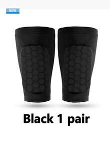 1pc/1pair, Sports Leg Protection Cover Summer Honeycomb Anti-Collision And Anti-Collision Calf Protection Football Specific Calf Protection Cover - Multicolor - View 15