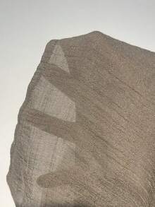 休闲度假风梭织纹理圆领蒲公英印花宽松短袖女式衬衫，春夏款