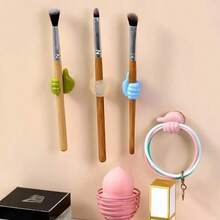 5-Piece Set Of Powerful Non Drilling Thumb Pattern Hook Combination - Household Appliances, Bedroom Accessories, And Office Cable Sorting, Desktop Cable Storage Artifact