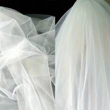 Elegant White Polyester Tulle Decoration (Width: 160cm/62.9 Inches) Wedding Dress Ceiling Cloth Roof Canopy Decoration, Wedding Ceremony Stage Hotel Decoration Hanging Cloth Chiffon Curtains, Multi-Colored Ceiling Cloth Wedding Arch Hanging Cloth Gauze Tulle Curtains Party Ceremony Stage Hotel Decoration, Seasonal Decoration, Wedding Decoration, Valentine's Day, Multi-Colour Multi-Specification Optional