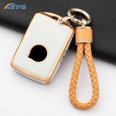 TPU Car Key Case Cover For Volvo S60 S90 XC40 XC60 XC90 V 60 V90 T6 T8 Auto Accessories Keychain