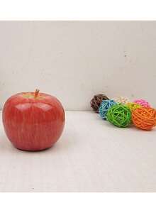 1pc Christmas Eve Gift Apple Candle, Holiday Celebration Candle, Birthday Christmas Decor Home Decor Christmas Decorations Room Decor, Christmas Gifts - Red - View 6