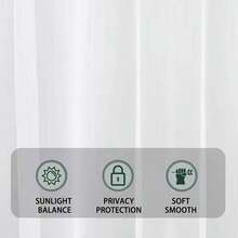 Weeping Flower Sheer Window Curtain Panels - Pair, Header Included, Farmhouse Decor, Floral Curtains For Living Room, Bedroom & Dining Room,39.37*78.74in - 綠色 - 查看 6
