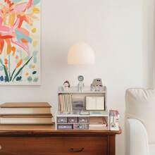 多层桌面储物架 - PVC 泡沫板杂物收纳架，用于数据线、笔、家用收纳架，适用于桌面、办公室、梳妆台、卧室、家庭、宿舍和学校