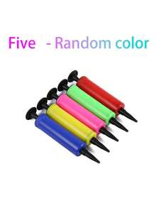 5pcs/3/1 Portable Air Pump Hand-Held Inflator Balloon Pump Hand Held Inflator Air Pump Balloon Inflator Hand Operated Push Air Pump, Suitable For Balloons, Travel Pillows, Sports Balls, Birthday Parties, Celebrations, Holidays, Weddings, Balloons, Christmas Decorations (Random Color),Christmas Mother's Day Graduation