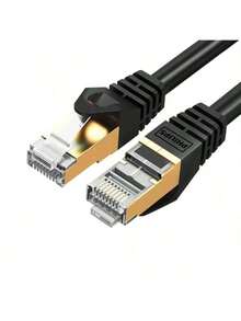 PHILIPS 網路線SWA1820/93 七類網路線萬兆網路線 CAT7類雙屏蔽連接線 適用萬兆交換器 連接千兆網路高畫質監控佈線 - 黑色 - 查看 2