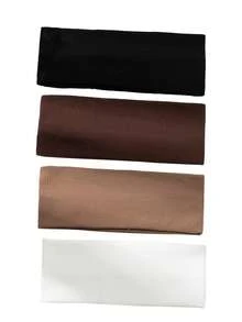 6pcs/Set Women's Multicolor Fabric Fashion Headbands, Suitable For Daily Wear Casual Hair Band Turban Headband Sweatband Fall Winter Hair Accessories For Women For Vacation Outfits Woman Elegant Scarf