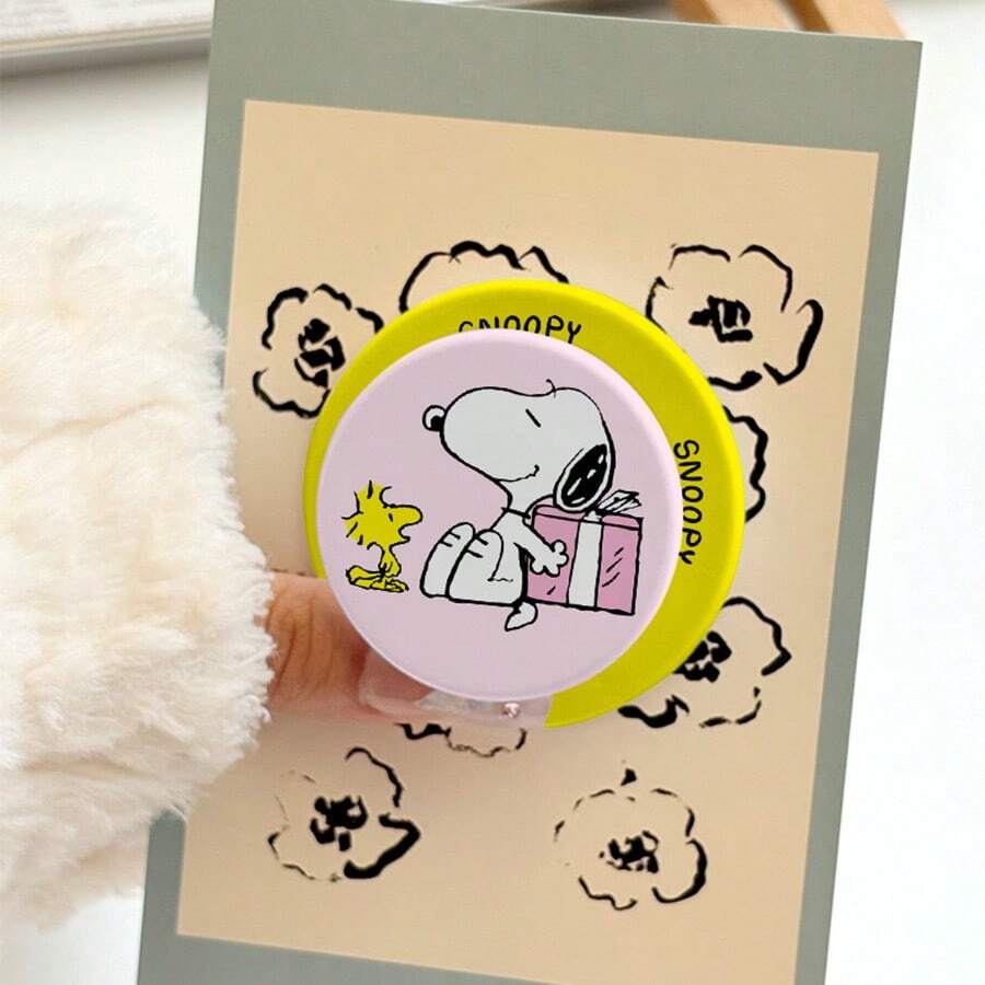 SNOOPY 1 Piece 强磁吸力支架 手机气囊 强磁吸力 可拉伸 韩国黄底史努比 - 彩色 - 查看 1