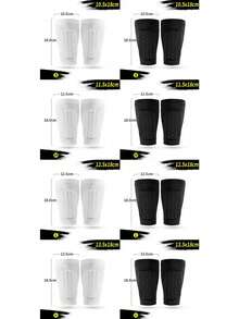 1pc/1pair, Sports Leg Protection Cover Summer Honeycomb Anti-Collision And Anti-Collision Calf Protection Football Specific Calf Protection Cover - Multicolor - View 7