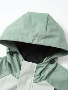 2025 New Men's Plus Size Winter Jacket, Camping Christmas New Arrival Men's Hooded Jacket - Grey - View 3