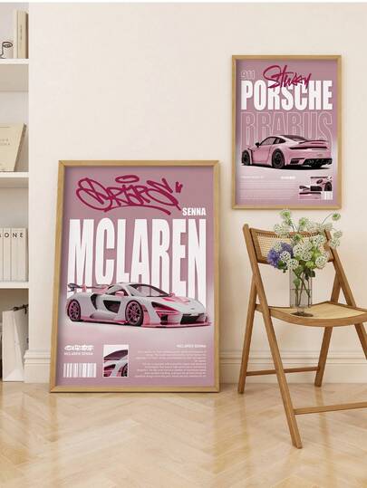 1-częściowe plakaty samochodowe, plakaty na płótnie, plakaty artystyczne z połyskiem i urokiem, sztuka ścienna z motywem samochodu, luksusowa dekoracja domu, dekoracja ścienna z motywem samochodu, dekoracja salonu, sypialni, biura, bez ramki