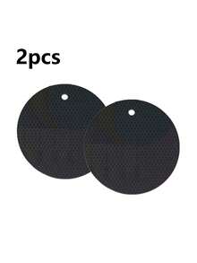 2pcs Heat Resistant Placemats, Non-Slip Silicone Trivet Mats For Hot Pots, Pans, Dishes, Suitable For Kitchen, Dining Table, Multipurpose Coasters
