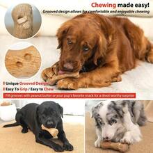 Willjoy Dog Chew Toys For Aggressive Chewers, Tough Dog Toys For Aggressive Chewers, Pine Wood And Nylon Indestructible Dog Toy, Bacon Flavor Large Dog Toys To Keep Them Busy - 1 包 DuraDumb - 查看 6