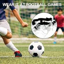 Careta Protectora Facial Ajustable de Plástico Transparente para Baloncesto y Softball - Adecuada para Todas las Edades - transparente - Ver 3