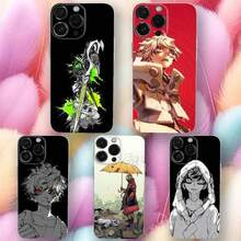 Funda de teléfono Anime G-Gachiakutas compatible con  16, se4, 15, 14, 13, 12, 11 Plus, Pro, Max, XR, XS, X, Plus, SE, Mini, funda transparente suave, compatible con funda de  17, funda de  17 Pro, funda de  17 Pro Max - z6 - Ver 3