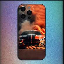 Funda de teléfono compatible con S M-Mustang, compatible con iPhone 16, 15, 14, 13, 12, 11, Pro, X, XS, Max, XR, Plus, Mini, de color negro suave, compatible con el caso del 17 Pro, el caso del 17 Pro Max y el caso del 17 - z7 - Ver 8