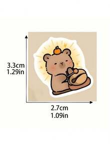Capybara Cartoon Stickers For Laptop Refrigerator Suitcase Car Skateboard Album Motorcycle Water Bottle Scrapbook DIY Boxes Packing Label Party Box Stickers,Bottle Stickers,Capybara Sticker,Stickers,Capybara,Boba Stickers,Cartoon,Freezer Labels,Cute Stickers,Sticker,Sticker Book,Stickers,Sticker Book,Sticker,Stickers,Capybara,Capybara Stickers