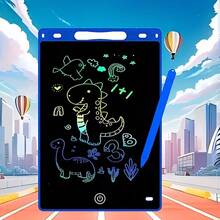 2 Stücke 8,5 Zoll LCD Schreibtafel, mit Farbbildschirm zum Zeichnen und Stift - batteriebetriebenes Lernbrett, ideal als Weihnachts-, Halloween- oder Thanksgiving-Geschenk, interaktives Lernwerkzeug, lebendiges Design, robuste Konstruktion