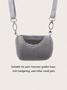 Hamster Travel Carrier Bag Round Crossbody Bag Portable Hamster Pet Bag Handbag With Adjustable Single Shoulder Strap Small Pet Supplies - Multicolor - View 8