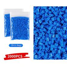 2000 piezas/Paquete Cuentas de fusión mini de 2.6mm Pixel Puzzle Cuentas de hierro para niños Cuentas de fusión DIY Regalo de alta calidad hecho a mano Juguetes educativos