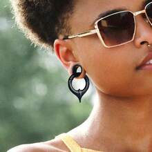 1pc 2g (6mm) Vintage 316L Stainless Steel Earrings, Magnetic Earrings For Women, Can Be Used As Ear Piercing Jewelry, Punk Style DIY - 1682 - View 8