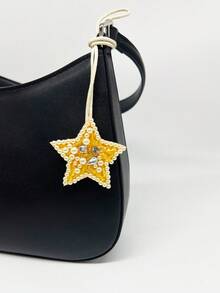 Summer Ocean Style Bag Charm, Starfish, Shell, Crab Pendant Keychain - Multicolor - View 15